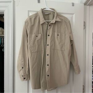 Everlane oversized corduroy shacket